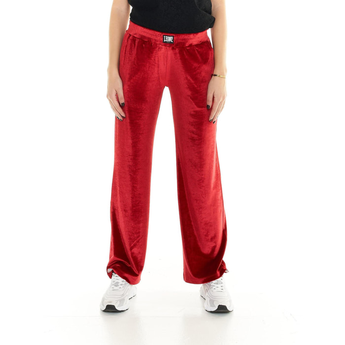 Pantalón de chándal de mujer Leone Scooter de chenilla acampanado