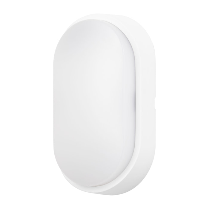 FORLIGHT Moo - Aplique de Pared Exterior LED IP54 de Color Blanco con Temperatura Regulable 3000-4000-6000K. Color Blanco