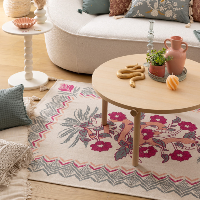 Tapis "Wild" coton tufté vert céladon 120x170cm