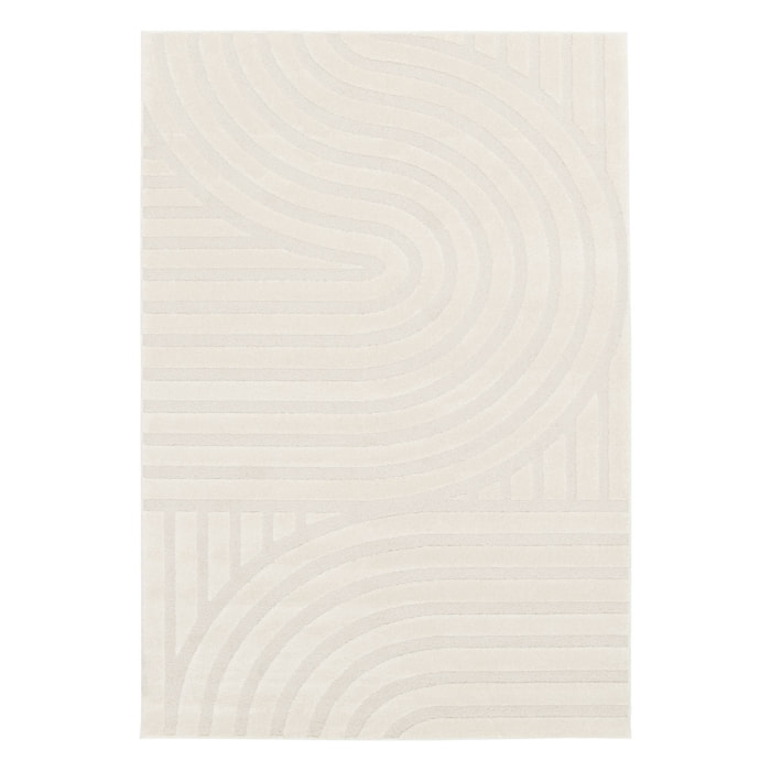 Tapis intérieur motifs arches crème BLAKE