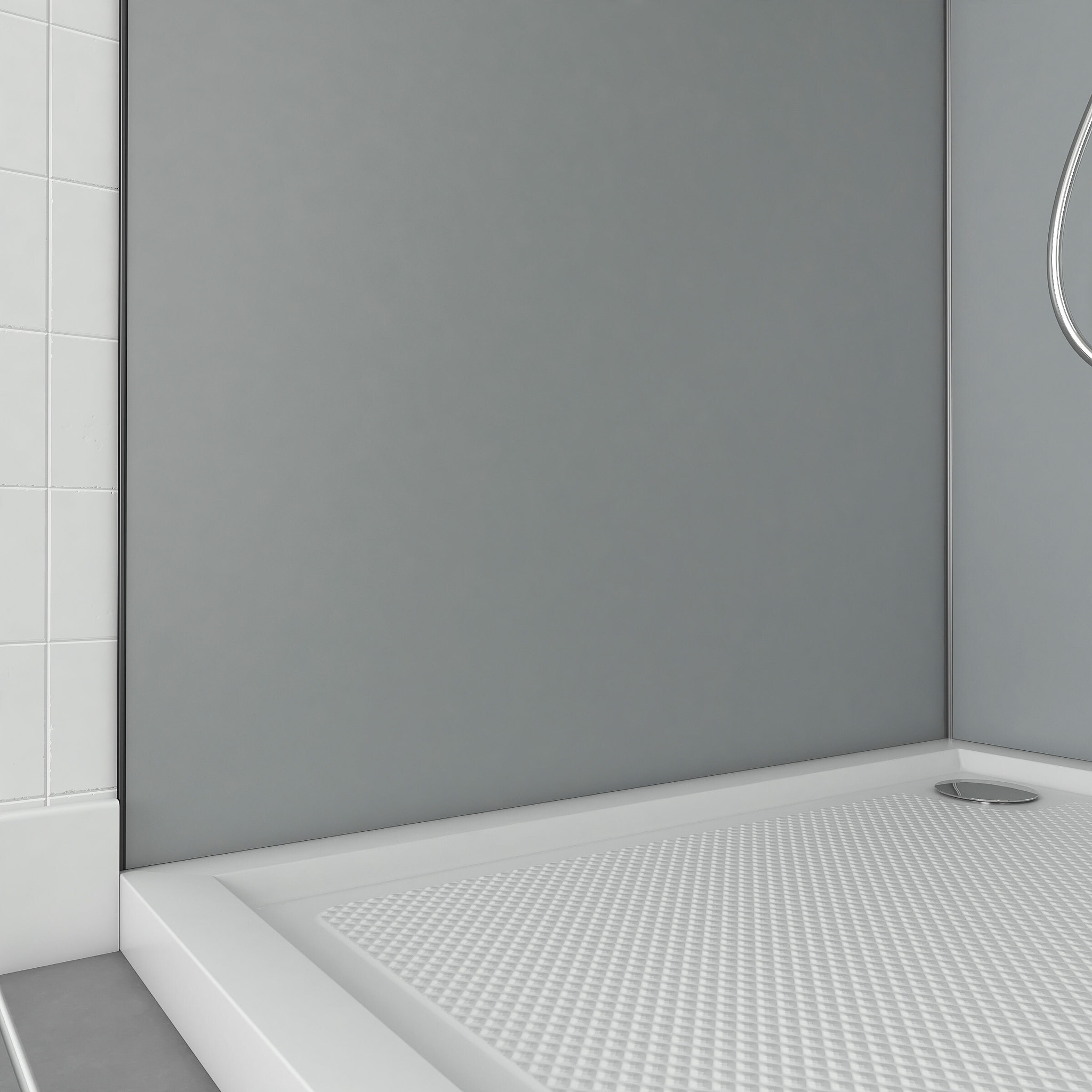 Pack 2 Panneaux muraux Silvere 90x210cm + Profilés noir - WALL'IT