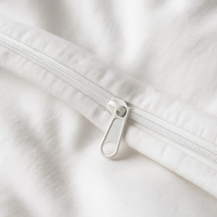 Housse de couette 100% coton | Blanc | Douces, respirantes, naturelles