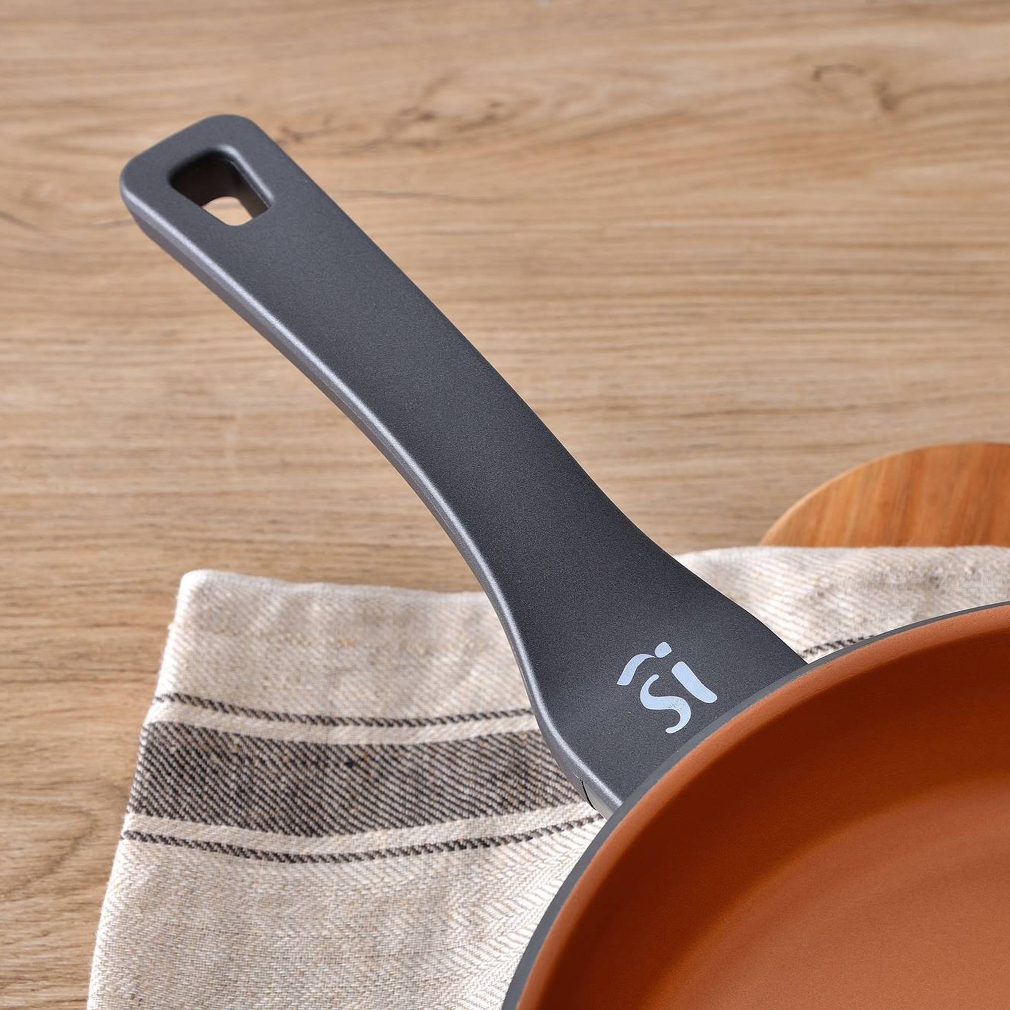 Cazo Ø16 x 8 cm Bronze de aluminio fundido apto para induccion San Ignacio