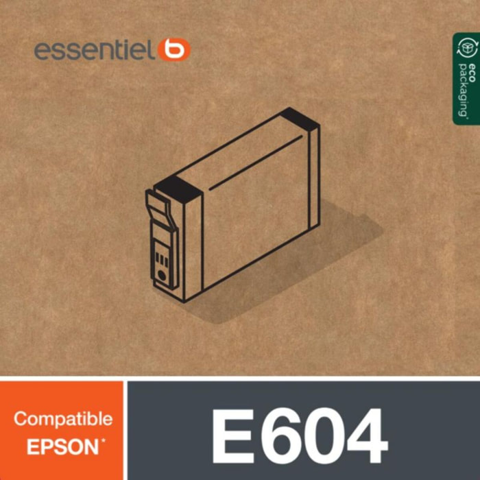 Cartouche d'encre ESSENTIELB E604 Noire