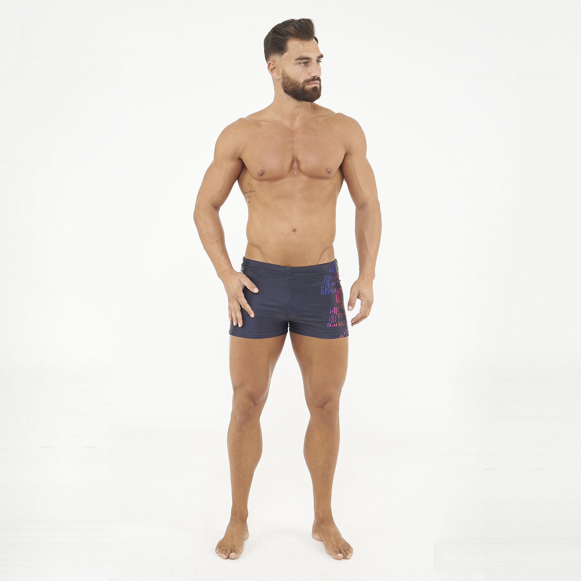 Costume boxer da nuoto STILGAR nero