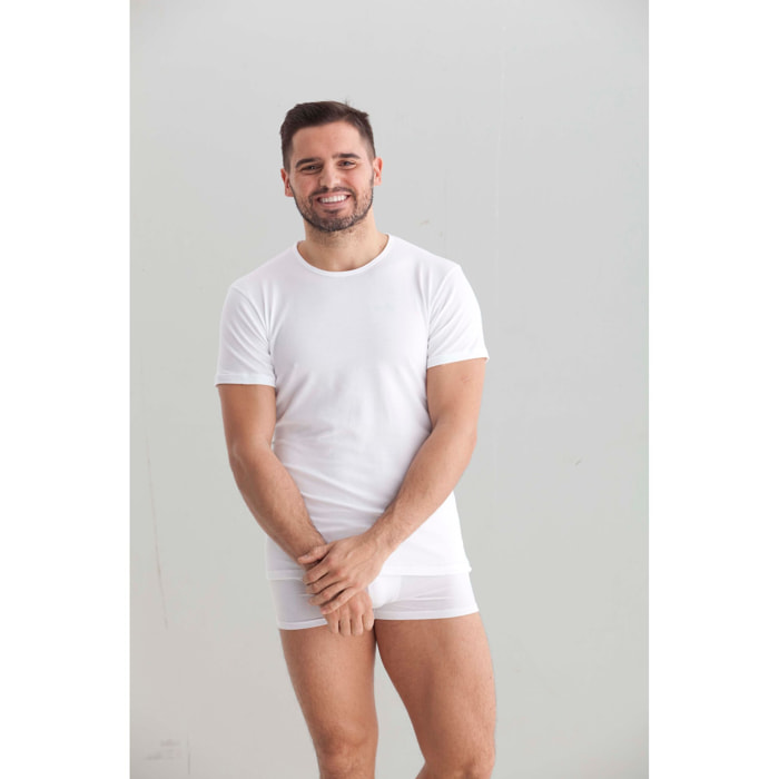 Camiseta Cro Cuello Redondo M/C Lycra Negro Talla 48