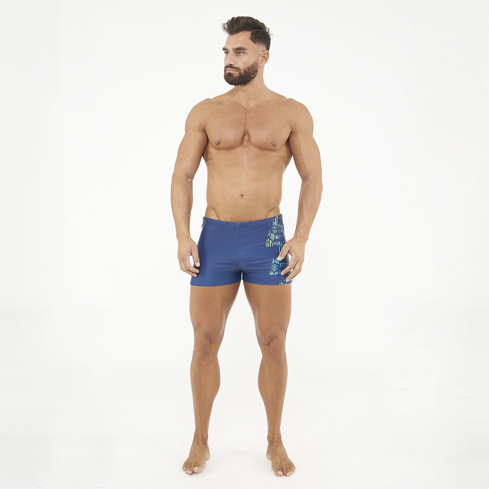 Costume boxer da nuoto STILGAR blu