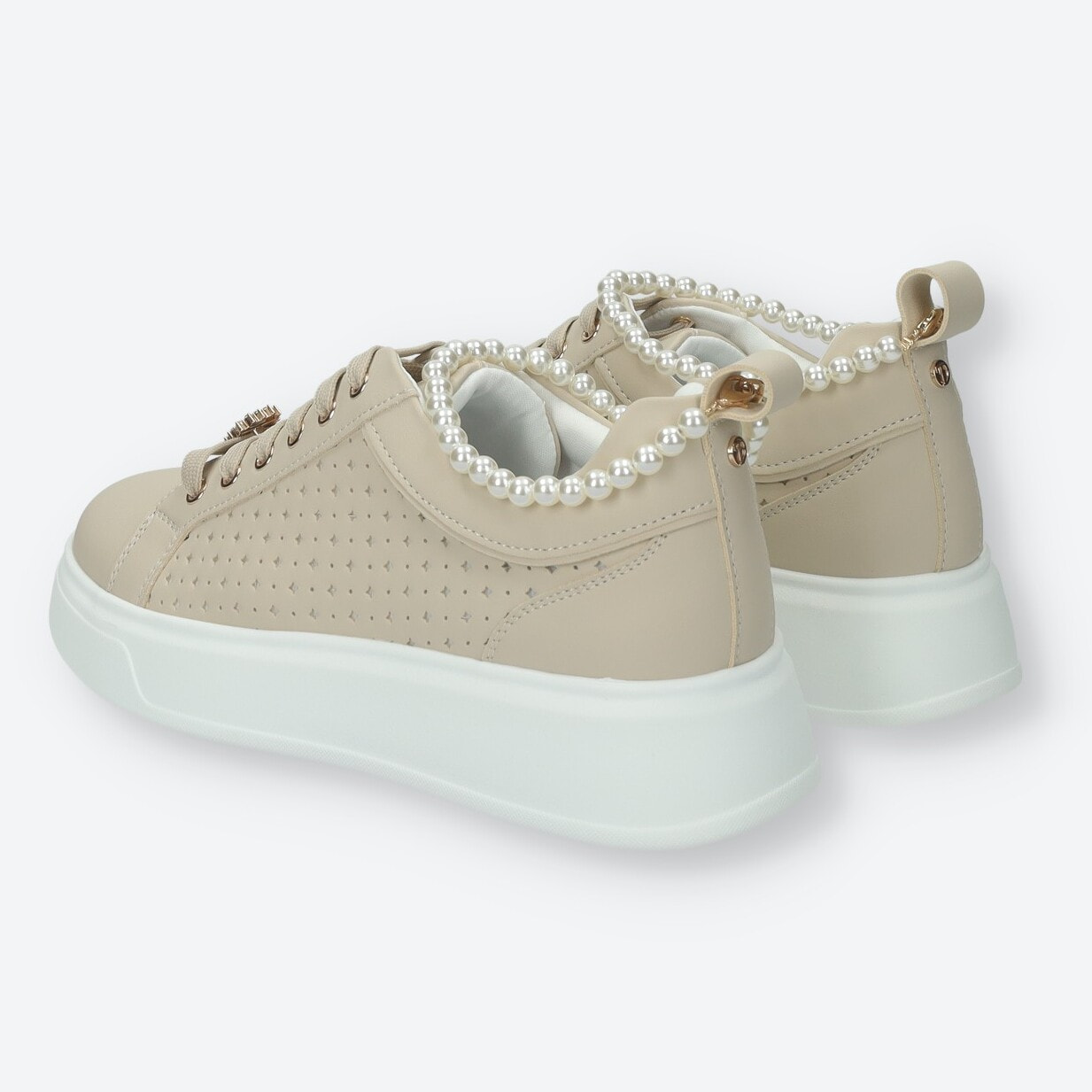Sneakers Donna Tata Italia Beige
