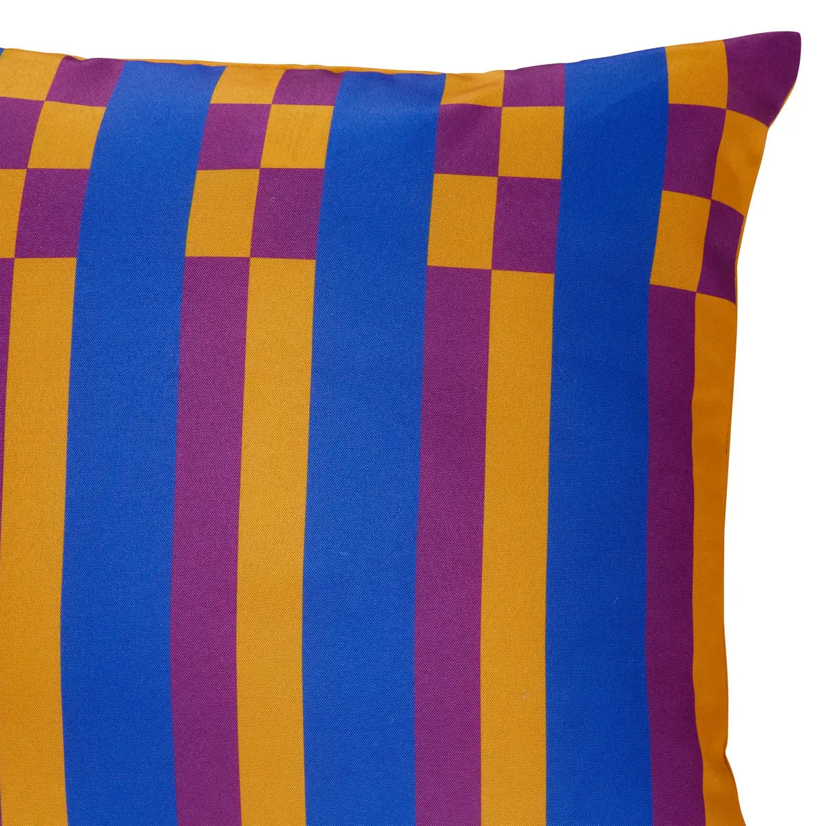 Housse de coussin d extérieur "Pia" bleu indigo 40x40cm