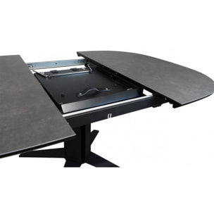 Table extensible ronde/ovale en céramique 110/150 cm - MAJORQUE