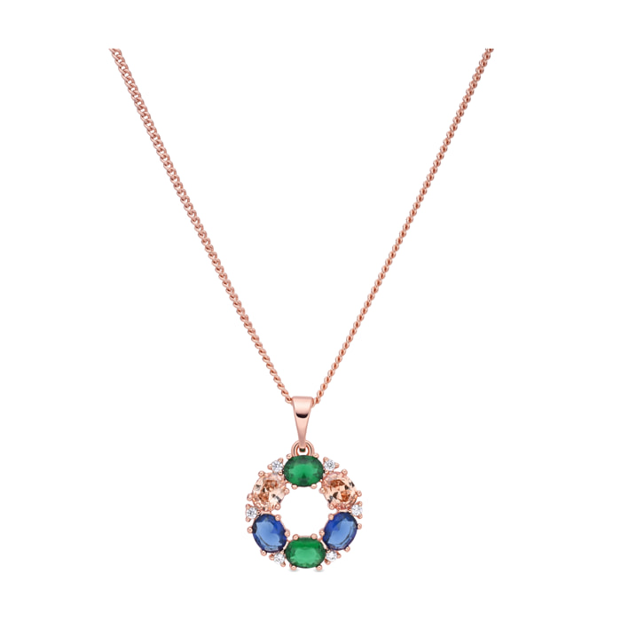 Collar Jafne acabado oro rosa 18k