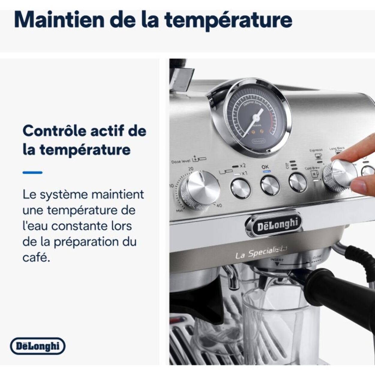 Machine à expresso DELONGHI Specialista Arte Evo EC9255.M Metal