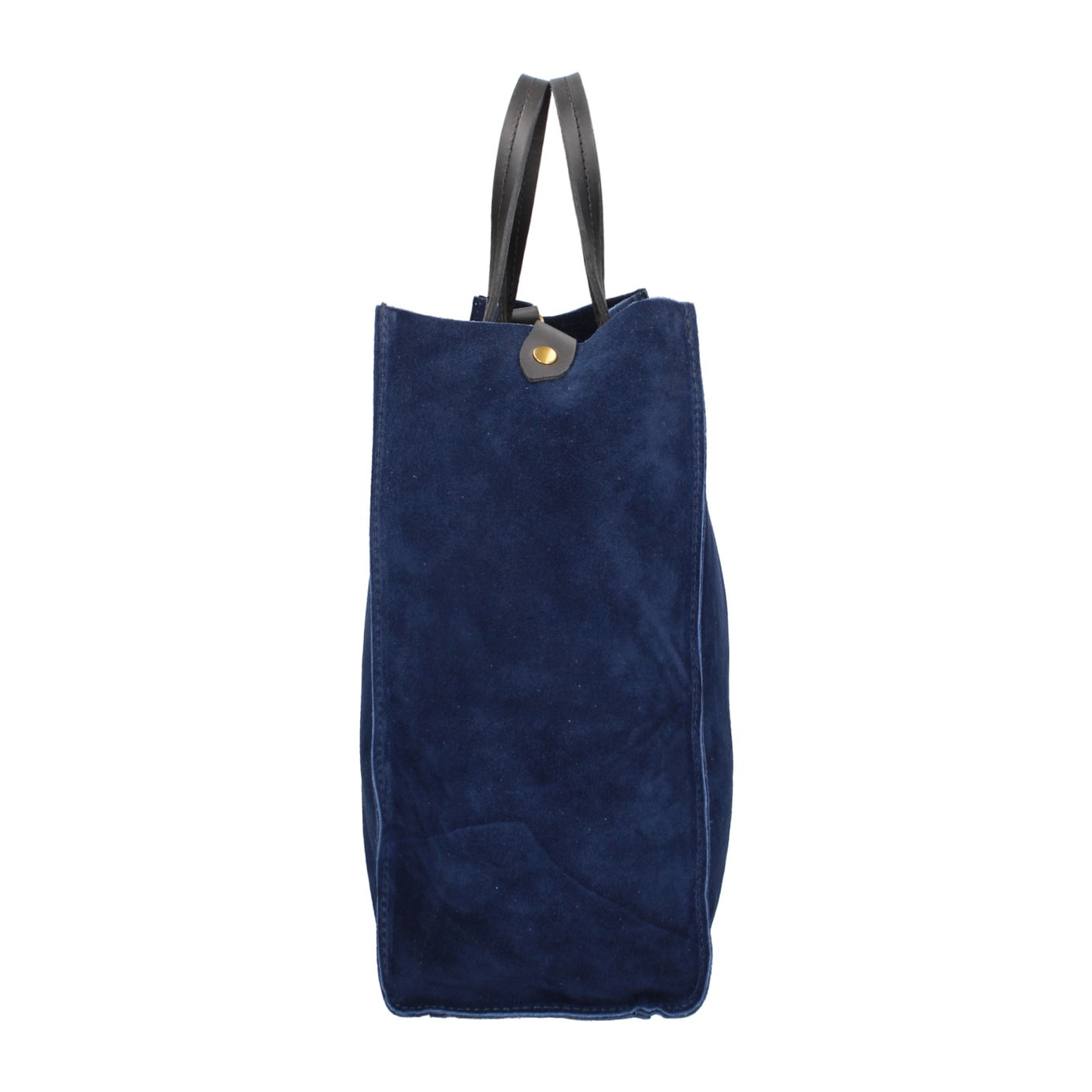 Borsa a mano da donna Made in Italy - Modello Novara Lux - Pelle Scamosciata - 34.5 x 32.0 x 17.0 cm