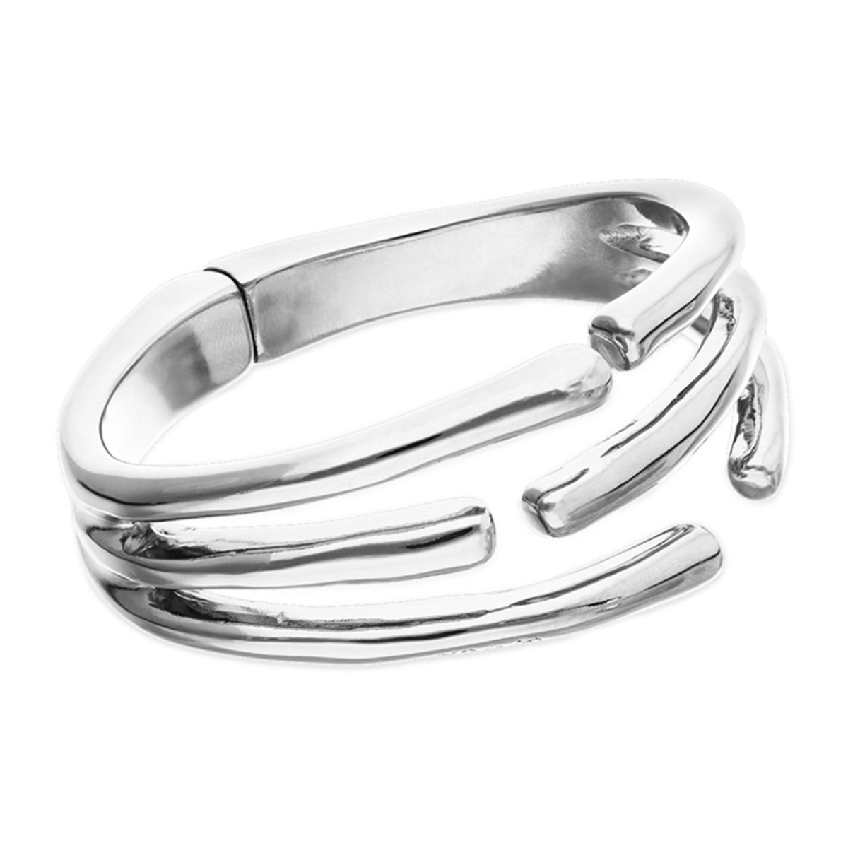 Pulsera RAÍCES PLATEADO L