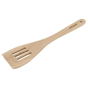 Set de 2 ustensiles de cuisine spatule en bois Fackelmann Nature