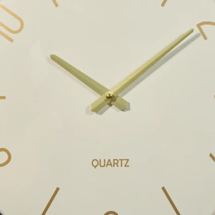 Horloge Yann D38cm blanc