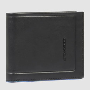 Piquadro Portafogli in pelle con porta documenti rimovibile, schermato protezione RFID