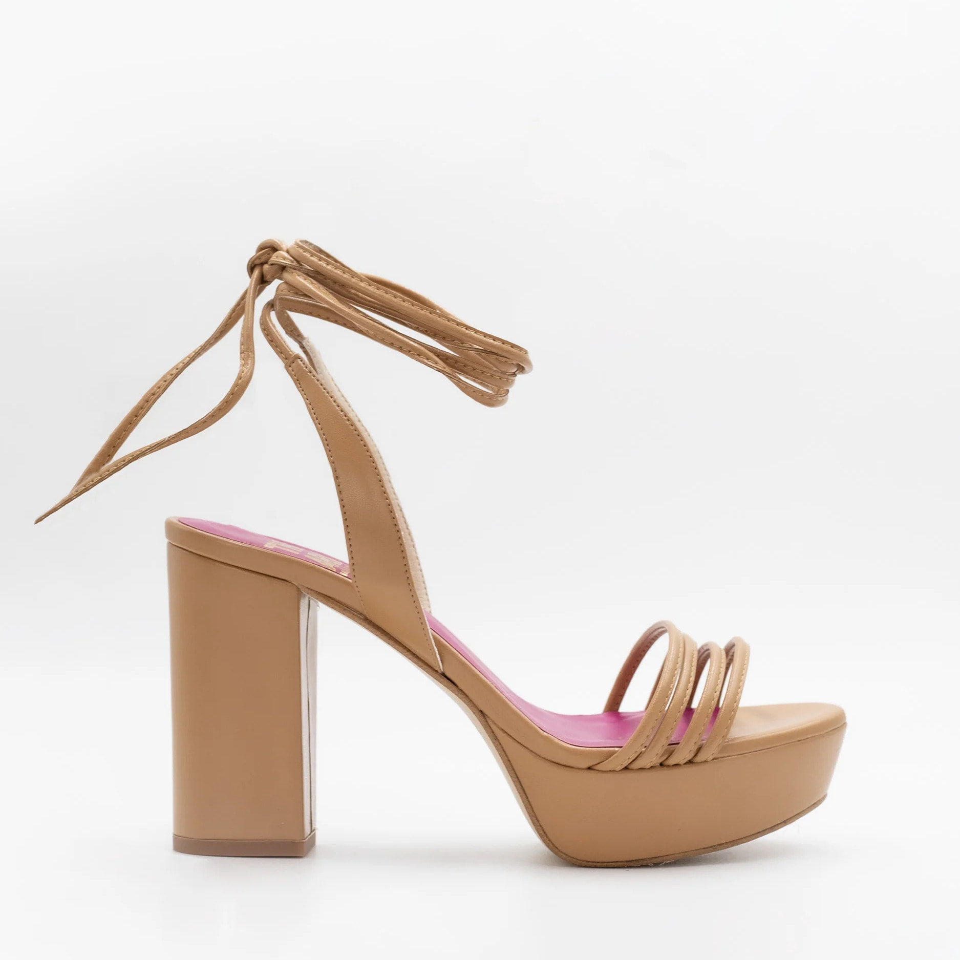 Sandalias de mujer con tacón y tiras multiposición