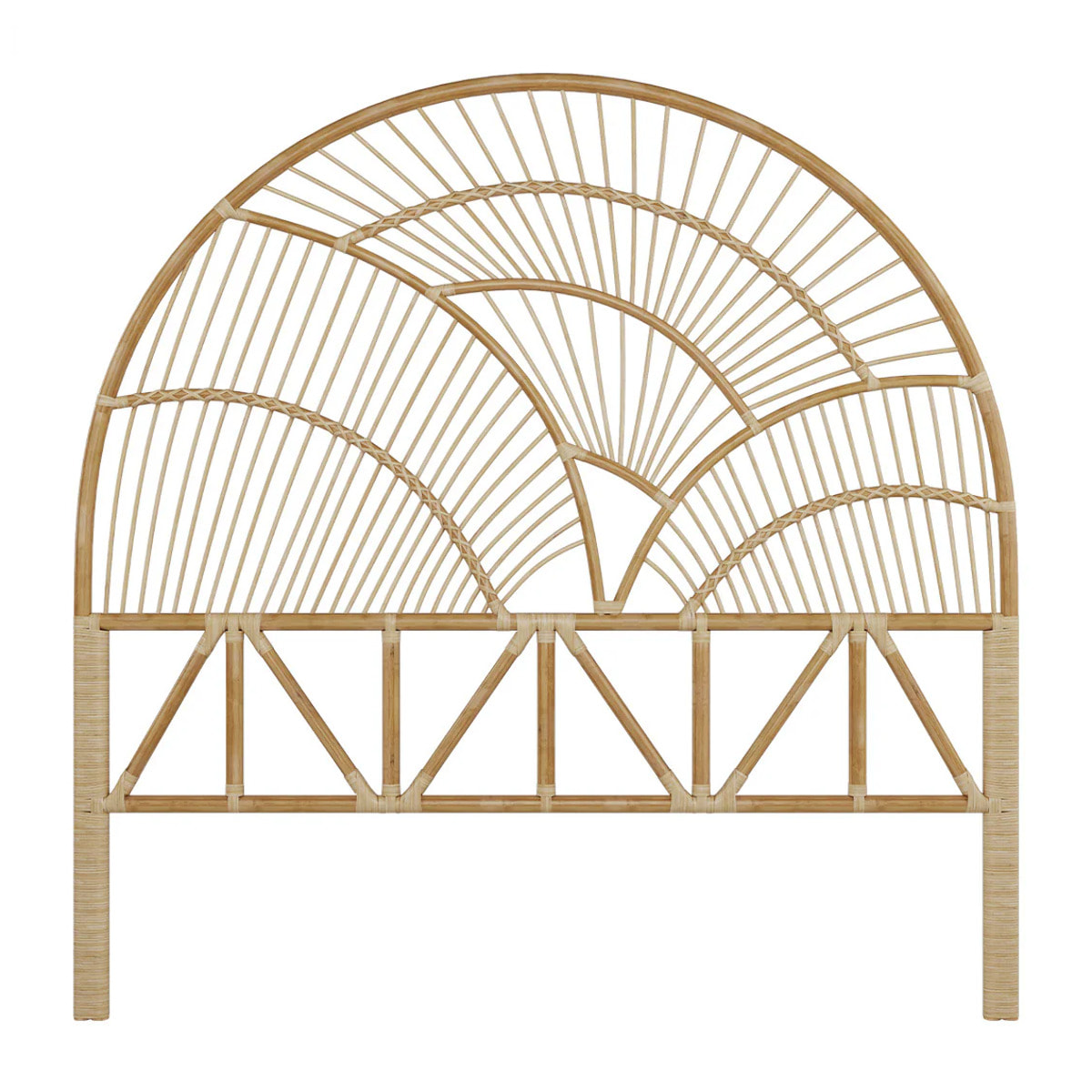 Tête de lit en rotin naturel 140 cm - Séléné