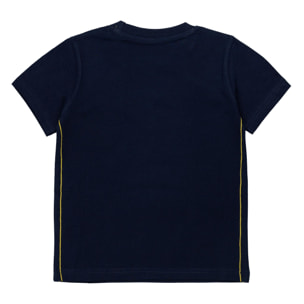 T-shirt jersey con stampa high density Polo Club St Martin Blu