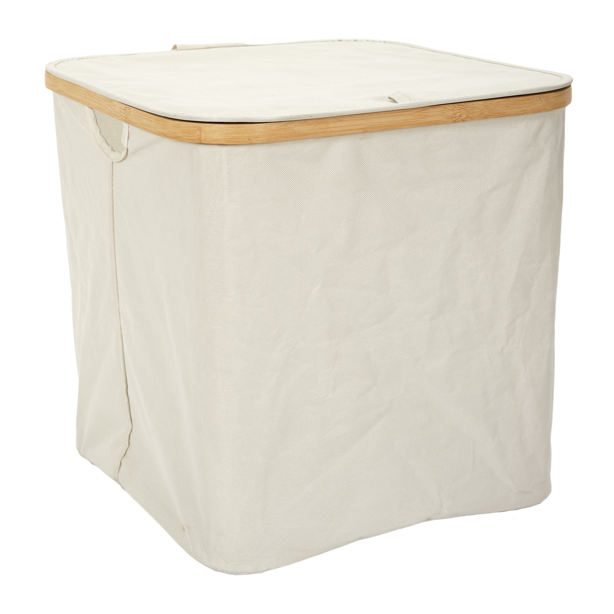 Panier De Rangement Carre Cerclage Bambou