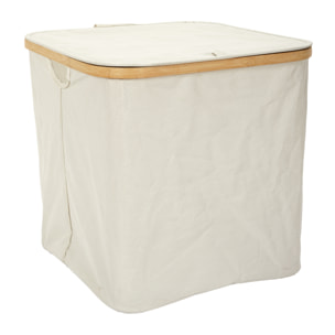 Panier De Rangement Carre Cerclage Bambou