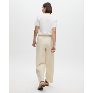 Pantaloni in maglia con paillettes laterali