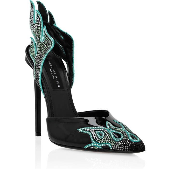 PHILIPP PLEIN Slingback shoes FLAME