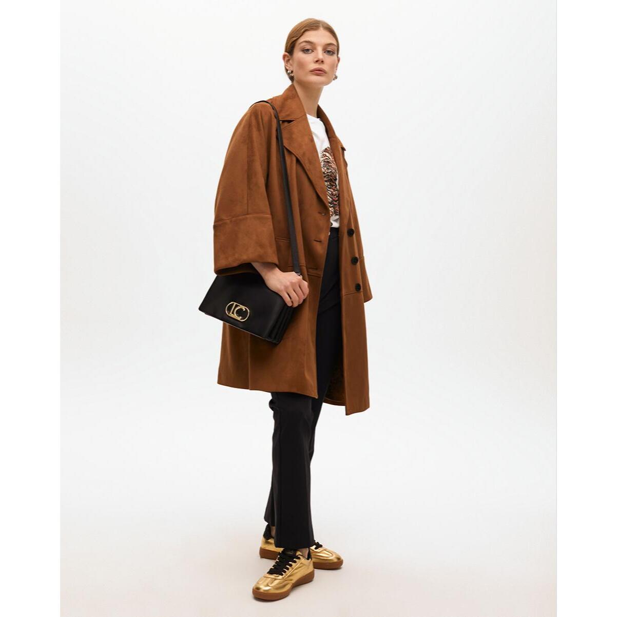 Pantaloni dritti in tessuto tecnico