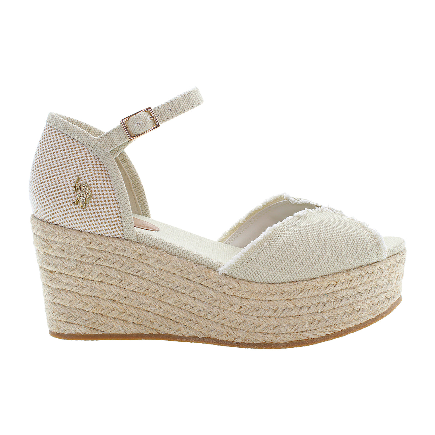 U.S. Polo Assn. - Sandali ALEIDA003W/5T1 in canvas per donna