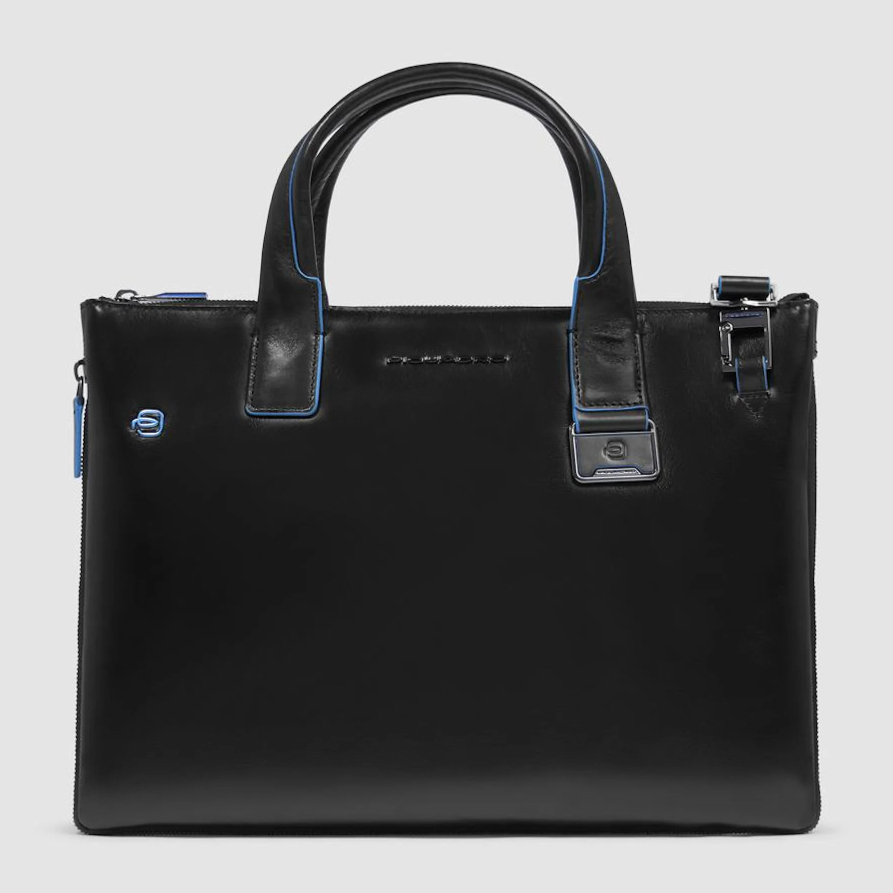 Piquadro Borsa porta pc e iPad® in pelle personalizzabile con protezioni antiurto e RFID