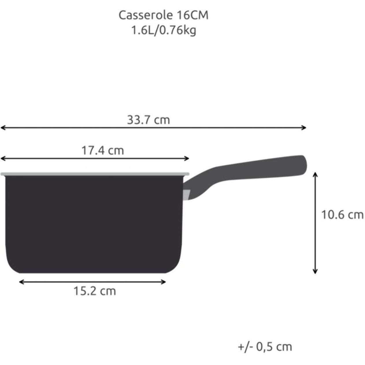 Casserole LAGOSTINA Desideria 16cm