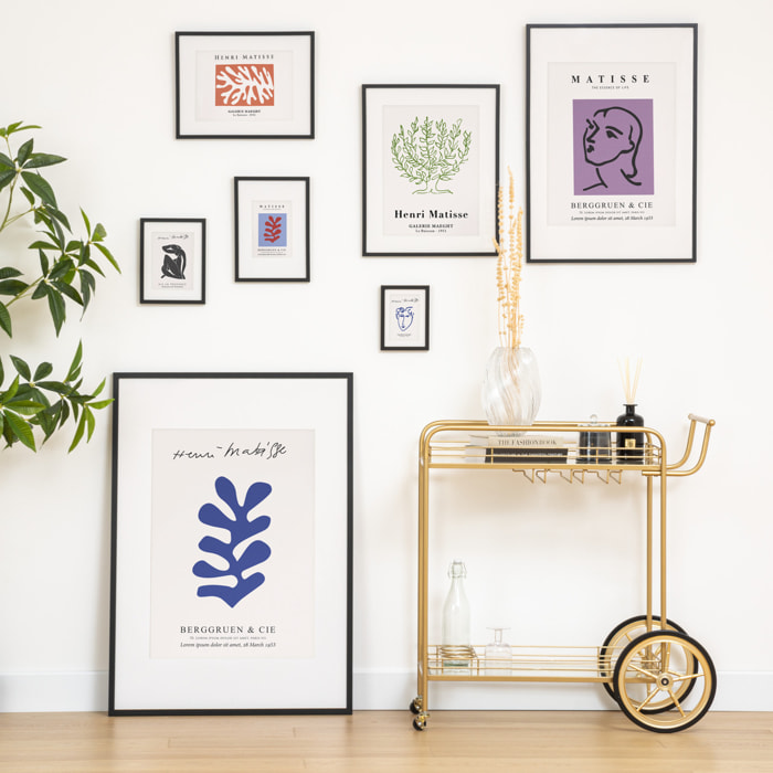 Cadre photo "Manu" noir 50x70cm