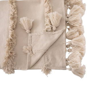 Colcha "row", beige, 130x180 cm