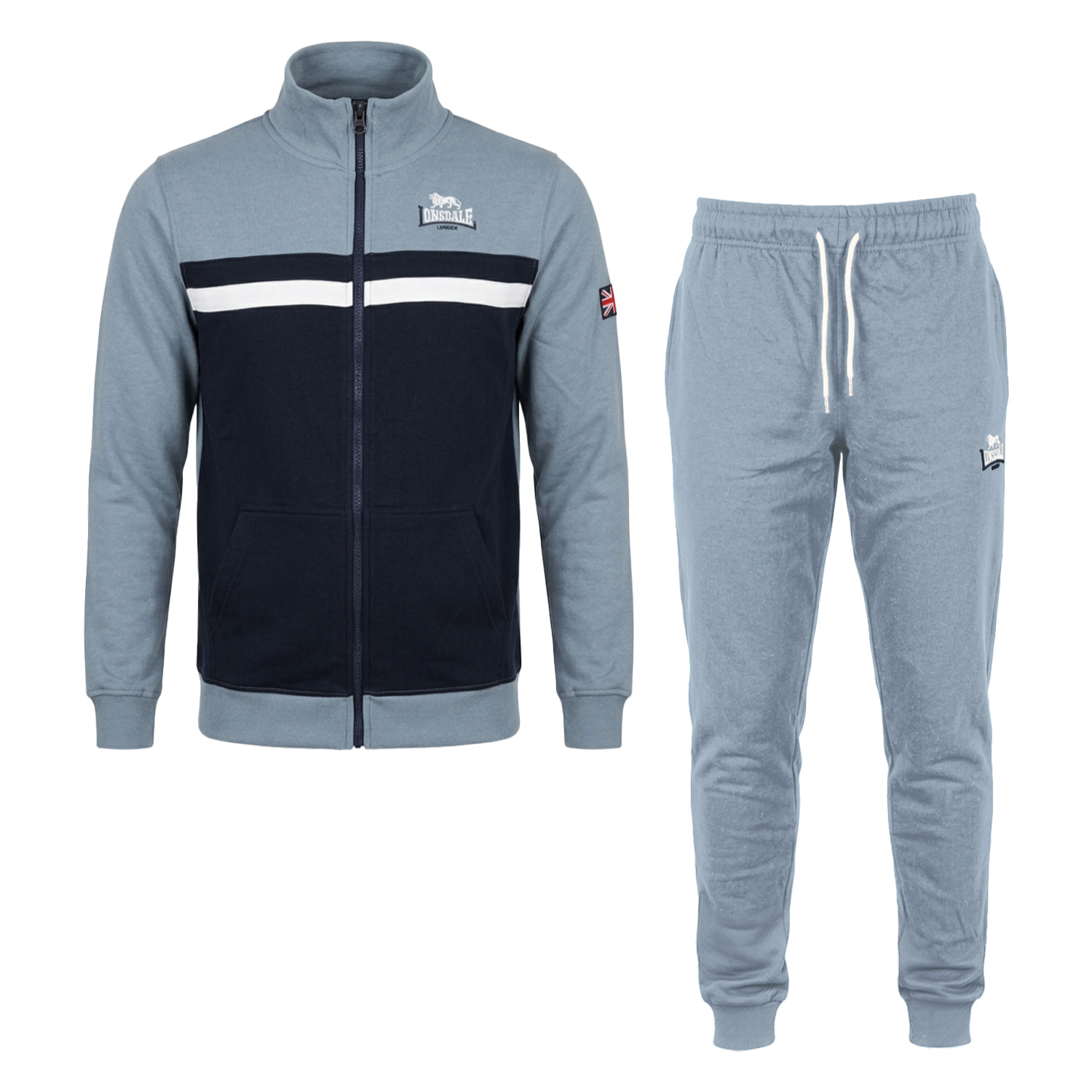 Tuta Uomo LONSDALE Cotone Primavera Full Zip