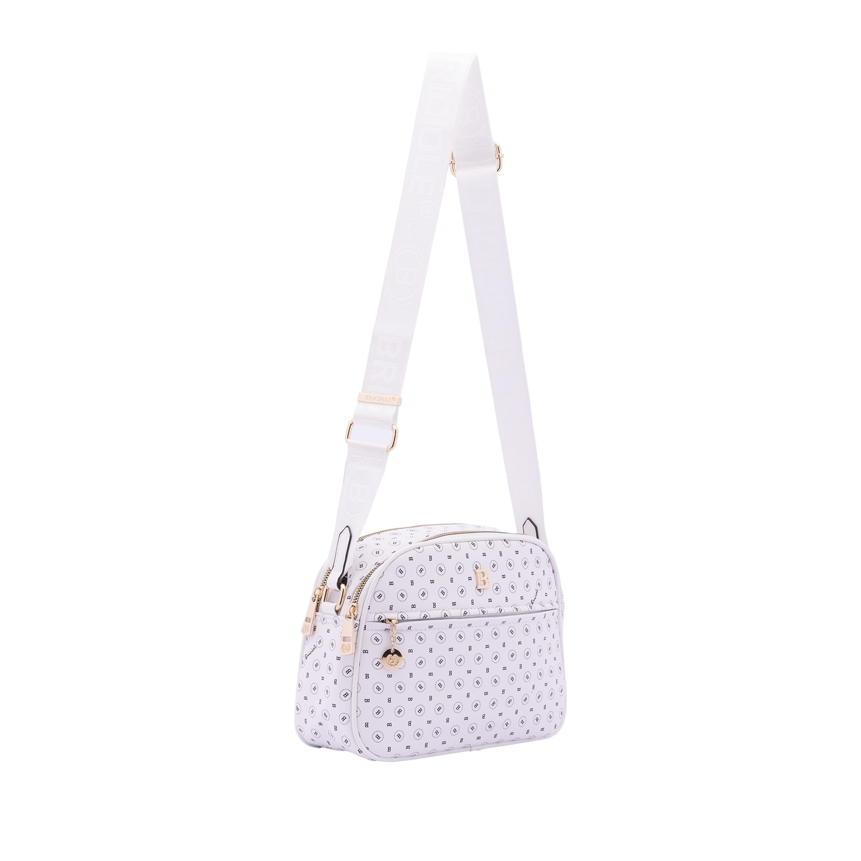 Borsa a tracolla da donna - Modello False - Ecopelle - 19.0 x 26.0 x 9.0 cm