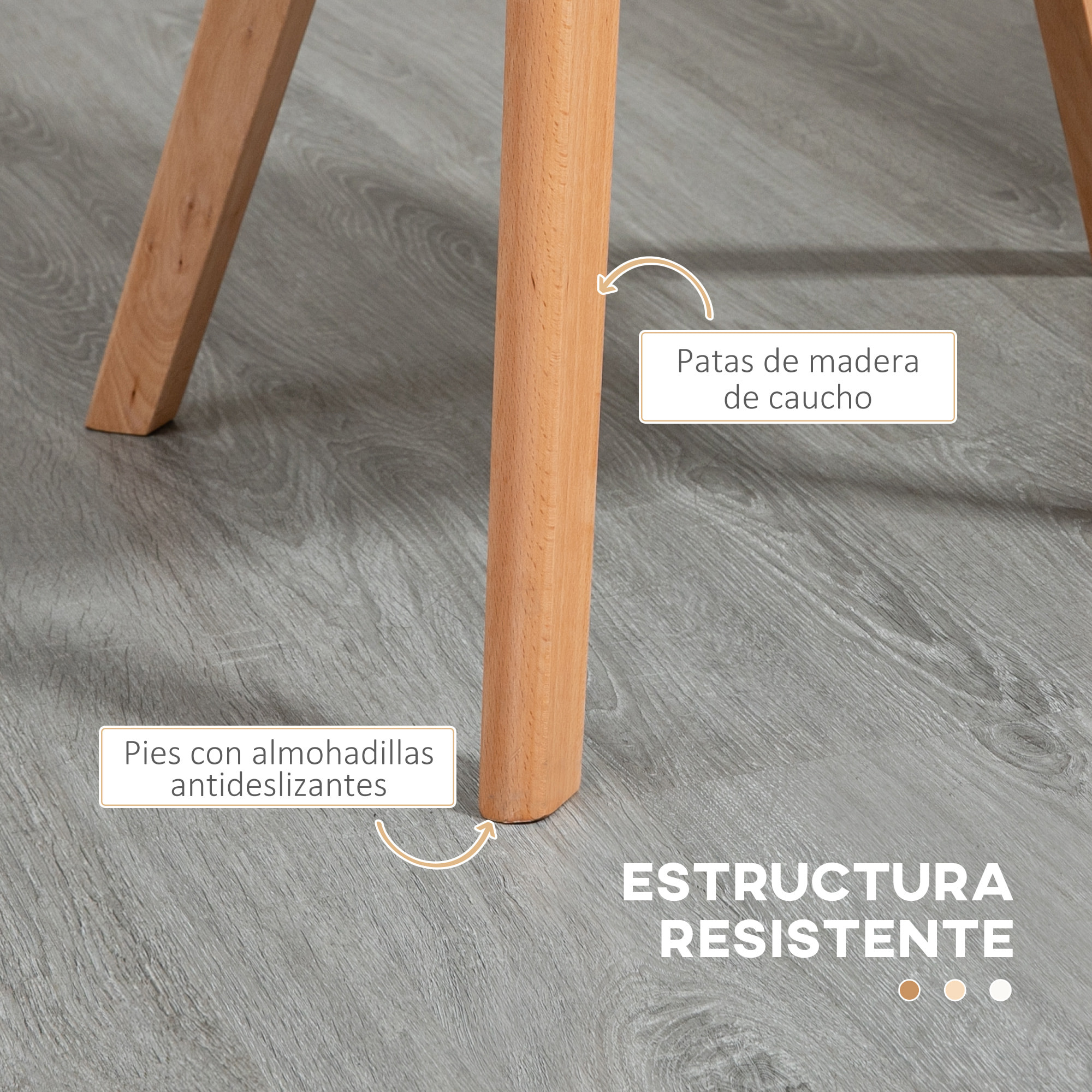 Sillas de Comedor en Forma de Flor Set de 2 Sillas con Asiento y Respaldo Acolchado Estilo Moderno Carga 120 kg 58x60x82 cm Verde Azulado