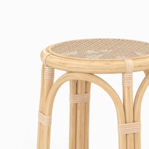 Tabouret de bar 77 cm en rotin - Vania