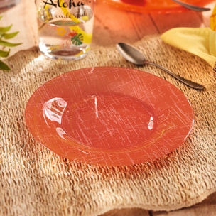 Plato de postre naranja 19,5 cm Poppy - Luminarc
