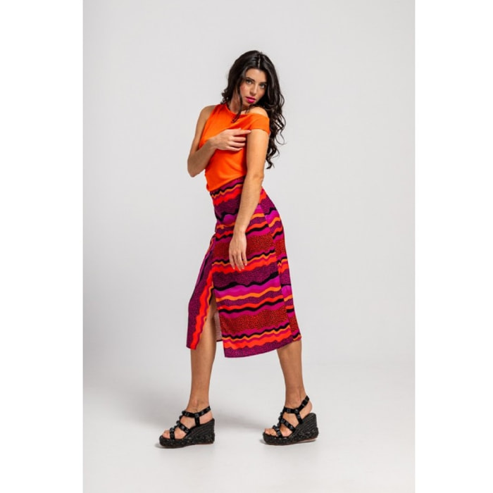 Falda midi - Estrella de mar Lolina Talla S
