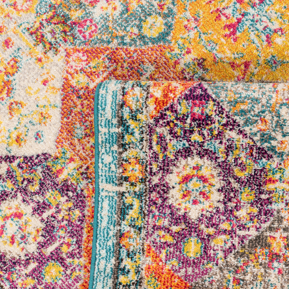 Anatolia - Tapis de salon vintage, multicolore