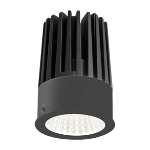 Forlight Mix CCT downlight negro con selector de temperatura