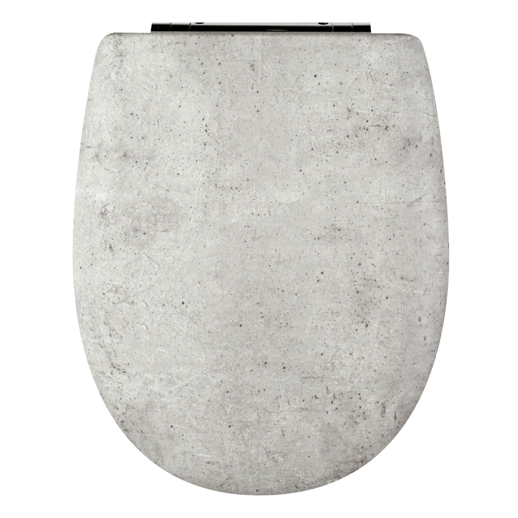 Abattant easy clip avec descente assistée béton armé - Gris clair