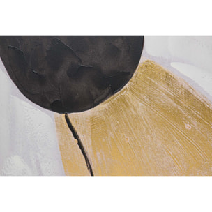 Cuadro Abstracto 80% Pintado A Mano 90x4x180 Cm