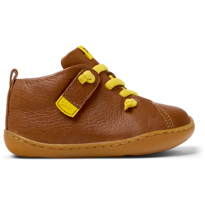 Sneakers - CAMPER Peu Cami - Marrone - Pelle liscia
