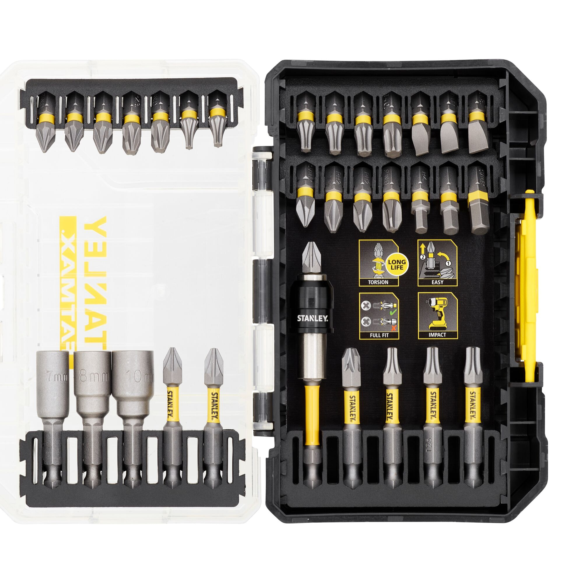 Stanley Coffret 32 embouts de vissage
