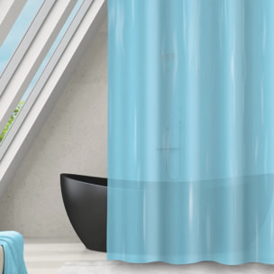Rideau de douche Polyester ROMANA 180x180cm Bleu clair transparent MSV
