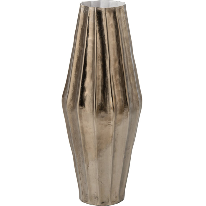 J-Line vase - aluminium - doré - small