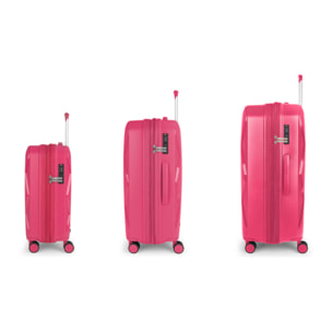 Juego de 3 maletas (cabina, mediana y grande) rígidas, expandibles INFINITY