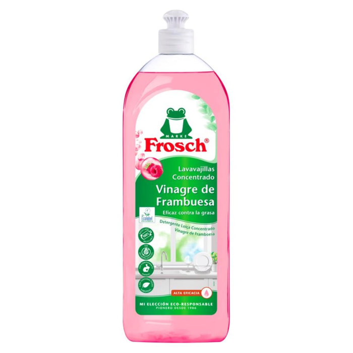 Lavavajillas frambuesa Frosch 750 ml